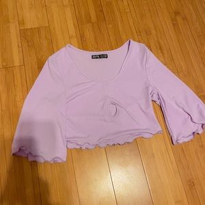 LAVENDER CROPTOP